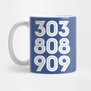 303, 808, 909 Synth Drum Machine - DJ Design Mug